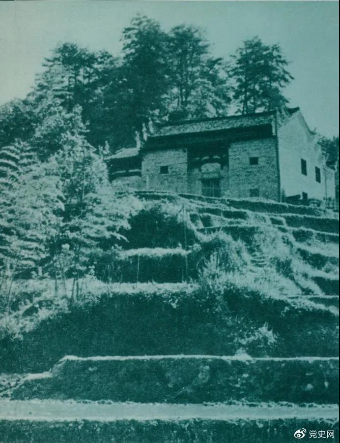 1928年5月，湘贛邊界工農(nóng)兵蘇維埃政府在寧岡茅坪成立。圖為湘贛邊界工農(nóng)兵蘇維埃政府舊址。