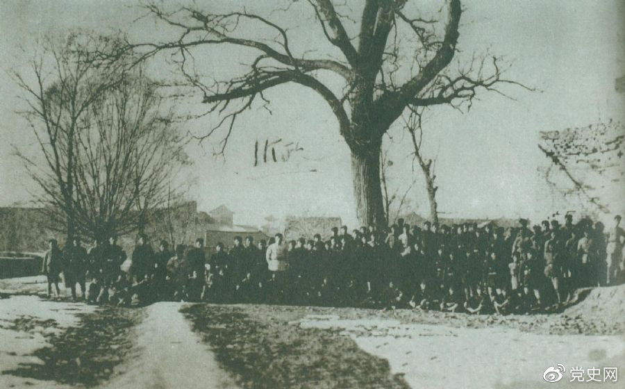 1935年8月6日，中央紅軍改稱為紅一方面軍。圖為紅一方面軍一部。